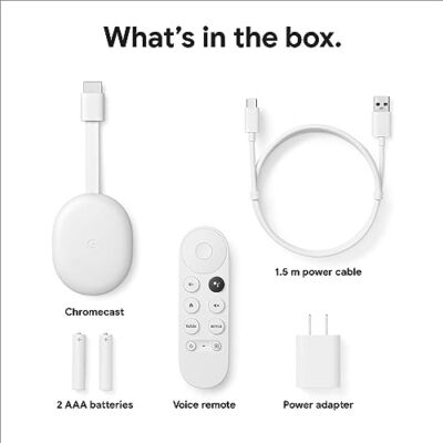 Chromecast with Google TV (HD) - Streaming Stick Entertainment on