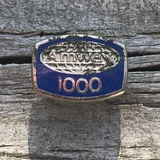 AMWAY 1000 Lapel Pin Achievement Service Award Rough Bad Poor AS IS Vintage