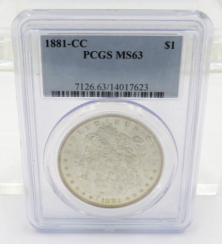 1881-CC Carson City Silver Morgan Dollar PCGS MS63 KEY DATE RARE!!!