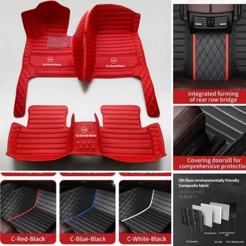 For Chevrolet Camaro SS Car Floor Mats Cargo Liners Waterproof Custom Carpets - Imagen 17 de 33