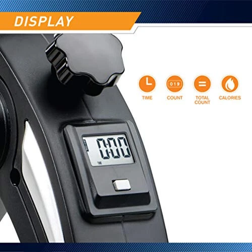 Marcy Portable Mini Magnetic Cardio Cycle Under Desk Bike Pedal Exerciser for Ho - Image 3 of 4