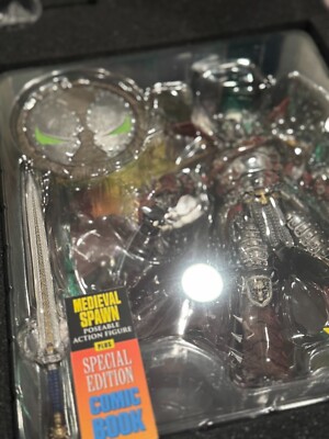 McFarlane Kickstarter BLACK EDITION MEDIEVAL SPAWN, In Hand, Ready