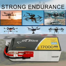 Tattu 17000mAh 15C 22.8V 6S LiPo Battery With AS150+XT150 Plug For UAV RC Drone