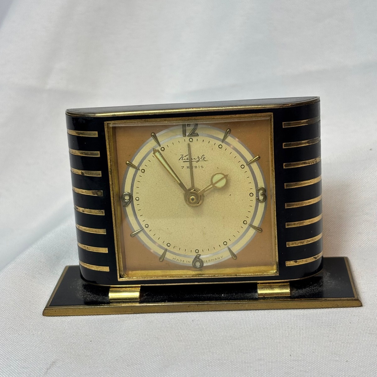 Art Deco Kienzle Alarm Clock 7 Rubis Made In Germany Working | eBay
