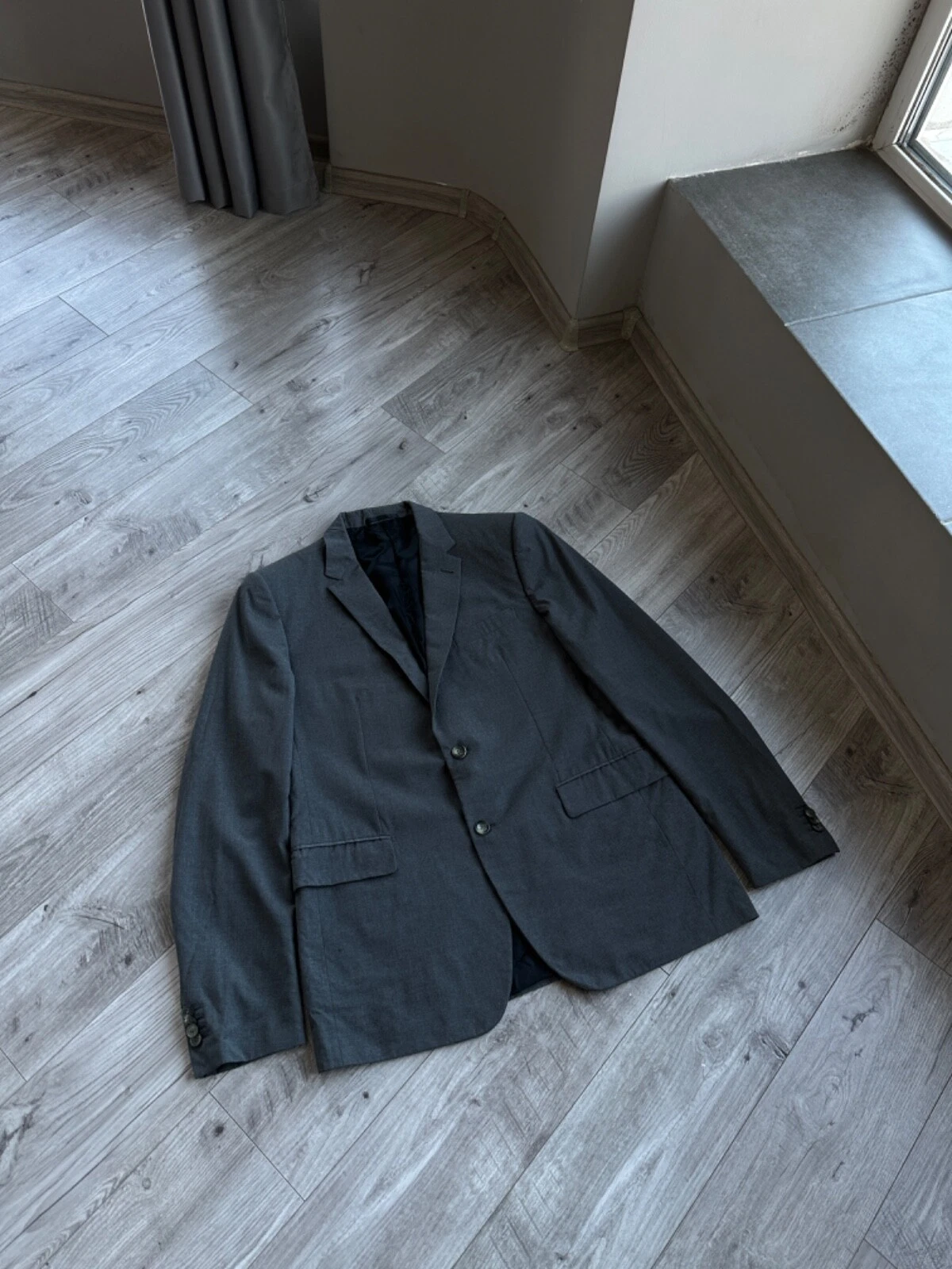 LOUIS VUITTON（LV） Louis Vuitton tuta uomo grigio lusso classico lana 2 pezzi Taglia:56