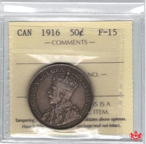 1916 Canada 50 Cents — photo from another recent sale
