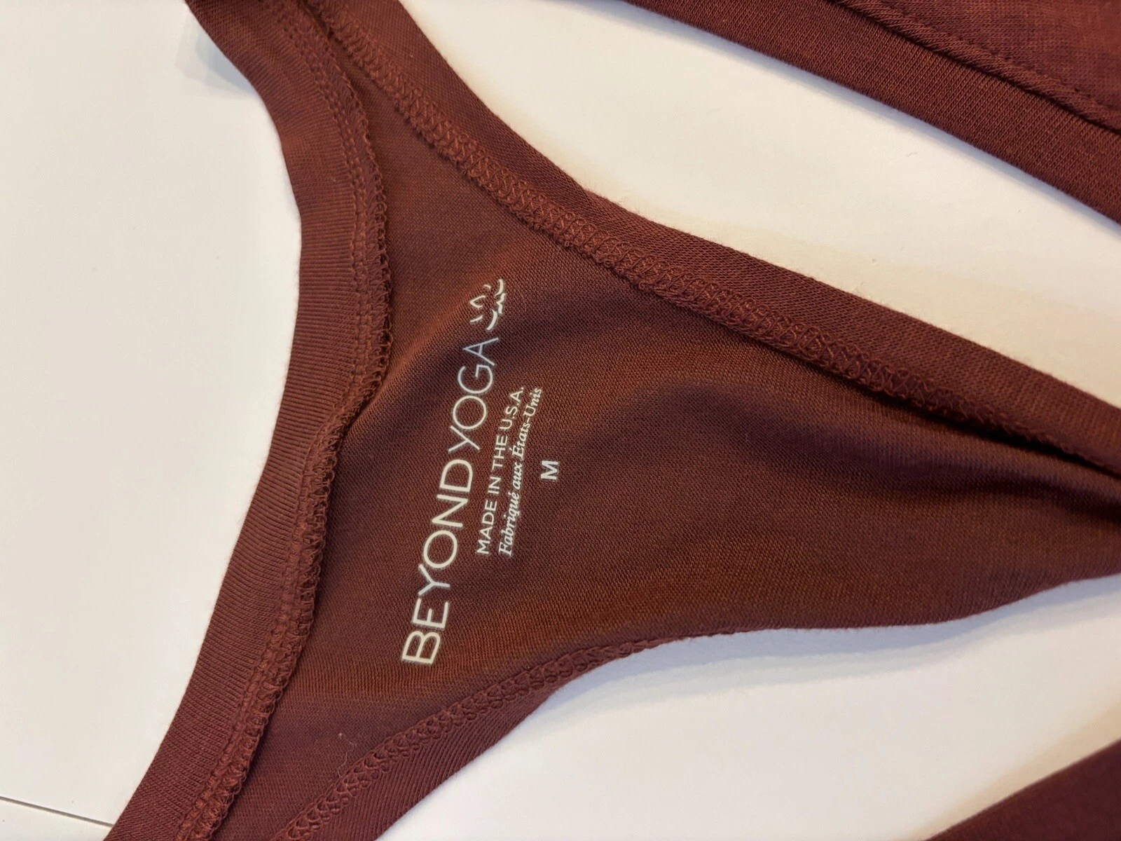 beyond-yoga twist back micromodal tank-top