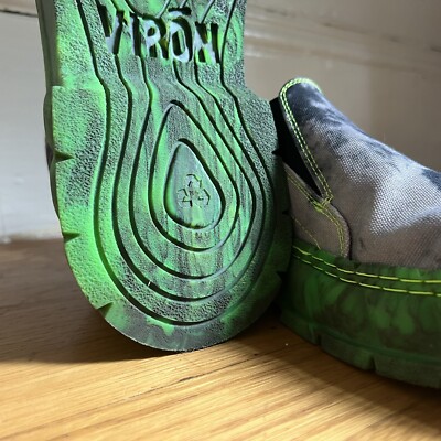 ❇️ RARE Viron 1984 Neon Fog Slide on Shoes UK 8 EU 42 US M9/W10 s-l400.jpg main image 3