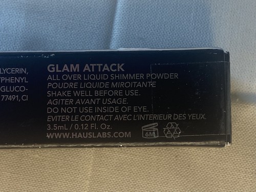HAUS LABORATORIES LADY GAGA GLAM ATTACK LIQUID EYESHADOW LEGEND, 12oz Qty-3 - Picture 4 of 6