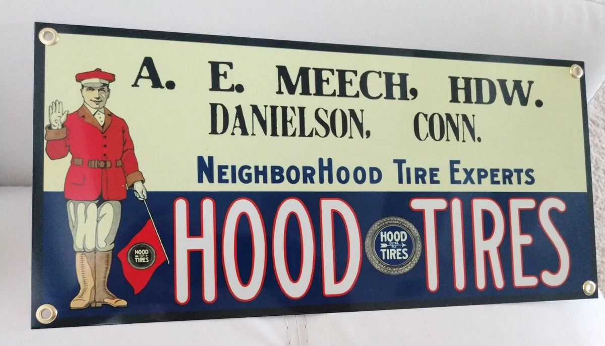 Hood Tire In Collectible Gas & Oil Advertising Signs for sale | eBay