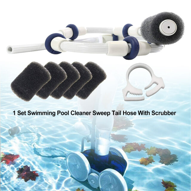 Swimming Pool Cleaner Sweep Tail Hose With Scrubber For Polaris 280 180 380 480