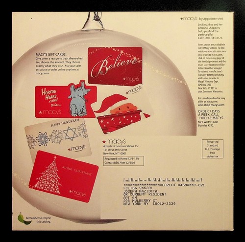 Magic of Macy's Katalog #792 Weihnachten Million Gründe zu glauben 041725WNON-33 - Bild 2 von 2