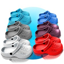 Damen Clogs Schuhe Hausschuhe Badeschuhe Frauen Slobby Sandalen GR 37 eva