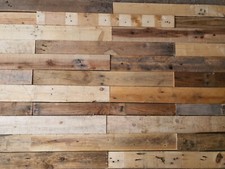 x15 Reclaimed pallet boards  - Cladding / Bar / Recycled / Planks (80cm-120cm)