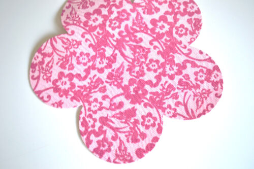 Dekoblume Tischdecke Blütendeckchen 30 cm  rosa pink - Afbeelding 1 van 2