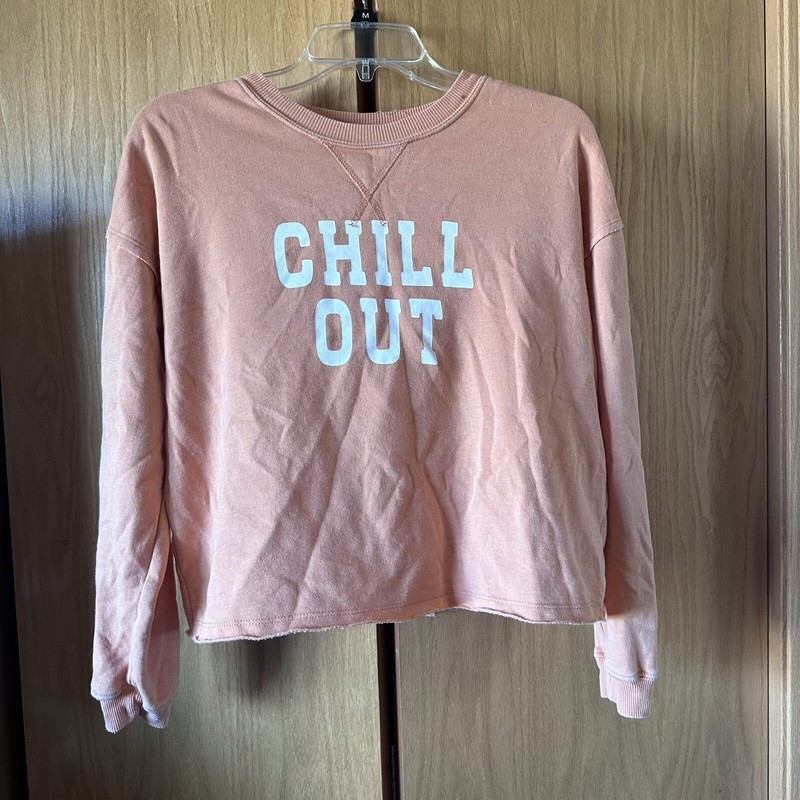 Girls Art Class Peach Chill Out Sweatshirt Size XL