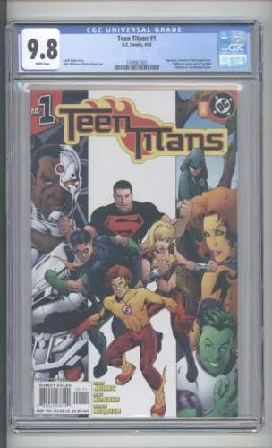 TEEN TITANS  #1   CGC 9.8  "MIKE MCKONE COVER "