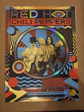 Red Hot Chili Peppers 2023 4/14 JMA Syracuse NY Nate Duval RAINBOW FOIL Poster