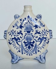 Petite gourde en faïence de Gien France hauteur 10,5 cm