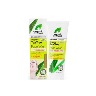 Dr. Organic Dr Organic Tea Tree Face Wash 200ml