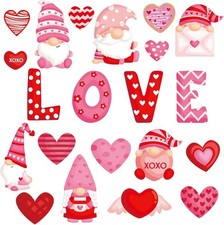 40PCS Valentine  s Day Cutouts Paper Heart Cutouts for Classroom Bulletin Board