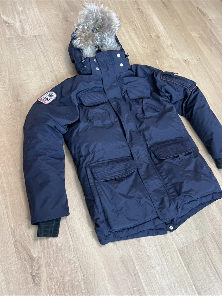 Outdoor Survival Canada Men's Atka -40°C Down Parka size S - Made in Canada! - Image 3 of 4