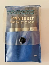 TRAVERS Pin Vise Set 57-071-094 - 4pc Set - Made in India
