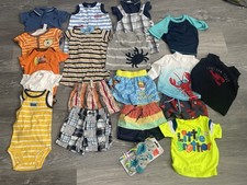 Lot Of Mix pieces Baby Boys Clothes size 0-3,3-6 Months