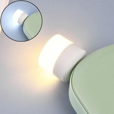 LED Eye Protection Reading Night Light Charging Lamps Small Round USB Plug Lamp