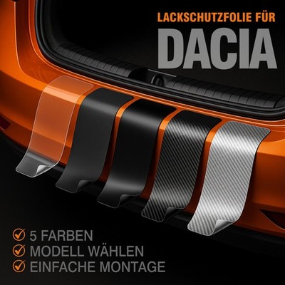 Lackschutzfolie für DACIA   Ladekantenschutz Kantenschutz Auto Folie mit Zubehör