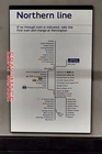PHOTO  NORTHERN LINE LINE DIAGRAM AT BATTERSEA POWER STATION STATION
