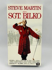 Sgt. Bilko VHS 1996 Steve Martin Dan Aykroyd Phil Hartman Comedy MCA Tested Vtg