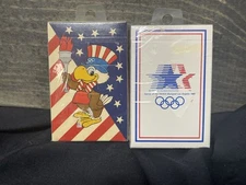 Olympic and Stars in motion playing cards sealed