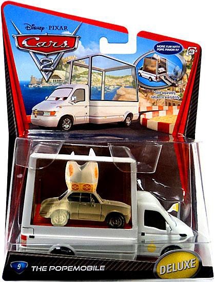 カーズ マテル THE POPEMOBILE カーズ2 ミニカー ピクサー Disney Pixar Matel Cars 2 POPEMOBILE & Pope Pinion IV Deluxe