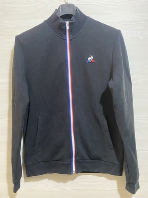 Le Coq Sportif Trainingsjacke Herren L schwarz Tricolore Reißverschluss Full Zip Sweat