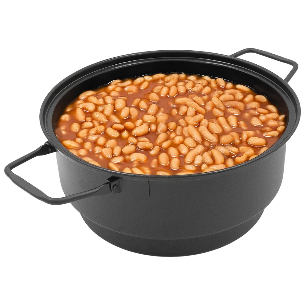 And Bean Pot, 6-quart, Black
