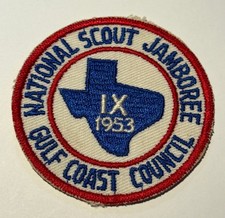 1953 National  Jamboree Gulf Coast Council Texas  JCP JSP  Boy Scout FD1