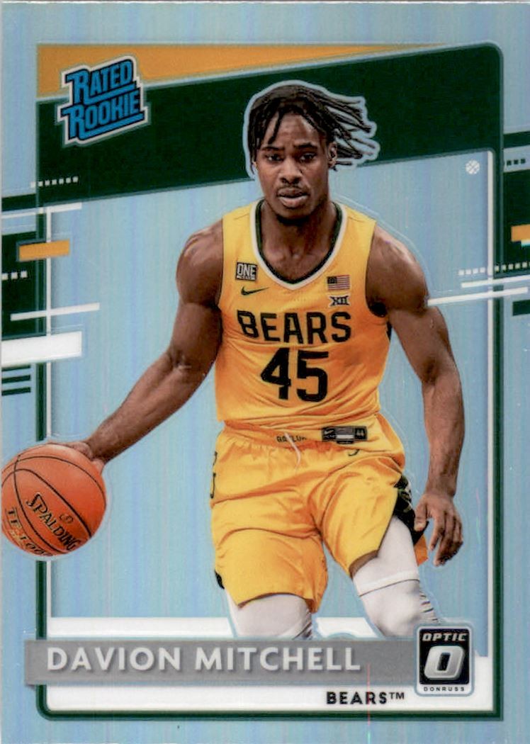 2021-22 Panini Chronicles Draft Picks Holo #210 Davion Mitchell Donruss Optic