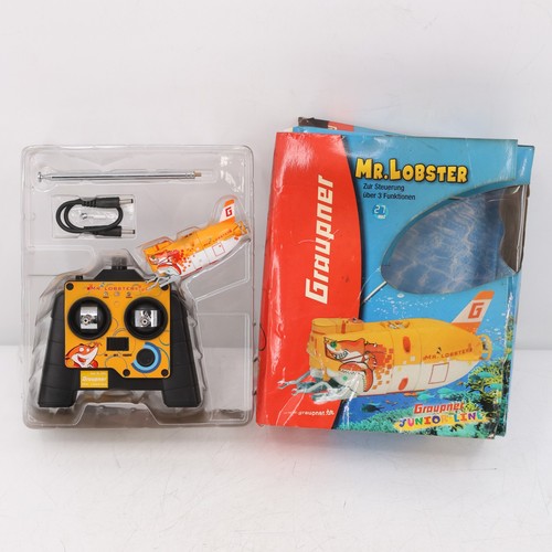 Graupner Mr. Lobster RC Mini Submarine Ready to Run 27MHz Model Boat Toy 8605