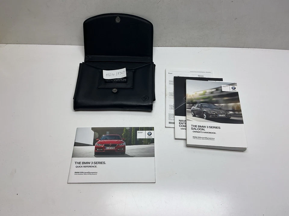 BMW 3 SERIES F30 SALOON OWNERS MANUAL HANDBOOK & FOLDER BOOK PACK SET - Image 1 of 1