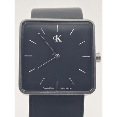 Calvin Klein minimalist square dress watch