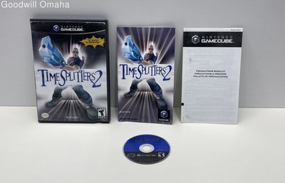 Nintendo GameCube - TimeSplitters 2 + Case & Manual - Boot Tested