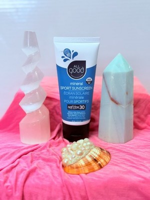 All Good Mineral Sport Sunscreen SPF 30  Reef Friendly  Water Resistant 80 Min  