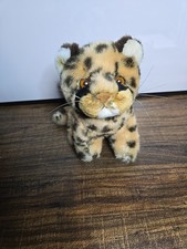 Vintage Russ Yomiko Classics LEOPARD CUB 7in Brown Spotted Soft Fur Plush Cat