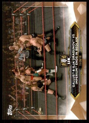 2020 Topps Wwe Nxt Bronze Gallus & Ilja Dragunov Vs Imperium Ends In Bedlam #68