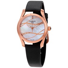 Tissot T-Wave White MOP Diamond Dial Ladies Watch T112.210.36.111.00