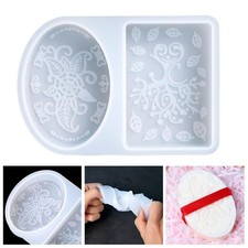 Silicone Soap Mould Homemade for Soap Making Pattern Craft Art Soap Mold