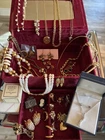 Grandma‘s Estate Jewelry Box Treasure Variety Lot AVON+ NO JUNK Gold/Silver Tone