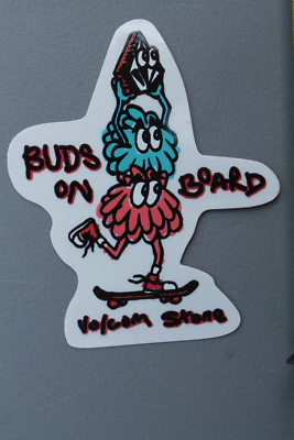 Volcom Stone Buds on Board Cannabis Cartoon VC2 Original