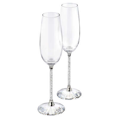 Swarovski Crystalline Toasting Flutes (Set of 2) Designer Steven Weinberg 255678